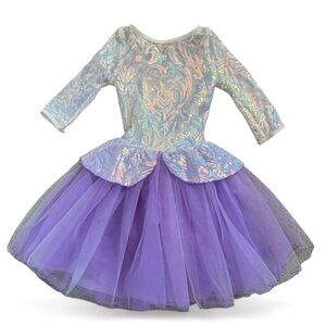 Weissman Purple and Metallic Kids Dance Costume